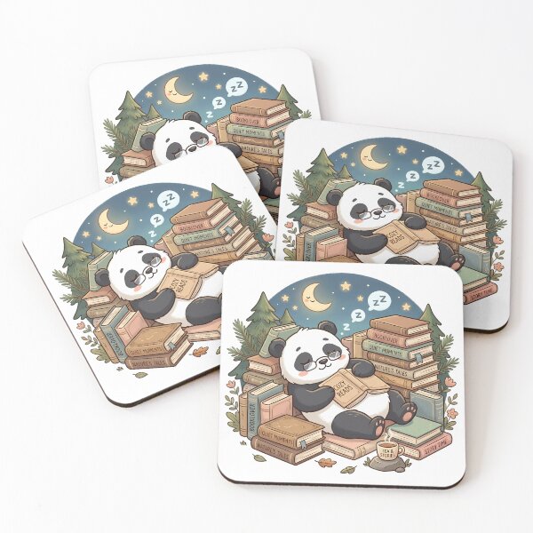 Item preview, Cute Panda Sleeping on Books designed and sold by MzulhilmiZam.
