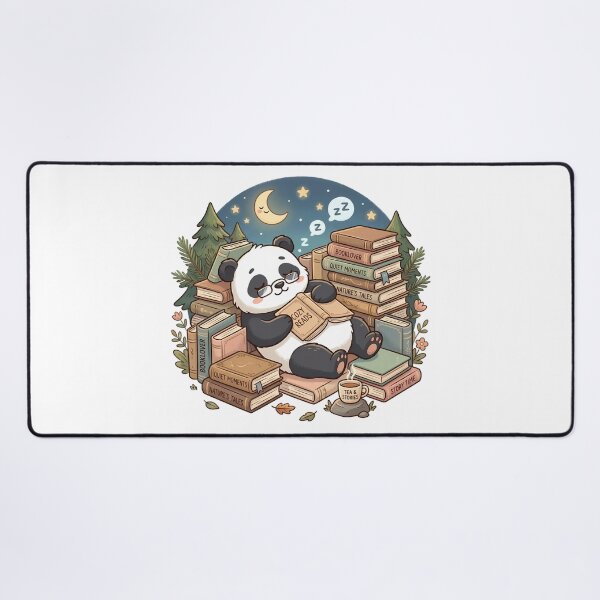 Item preview, Cute Panda Sleeping on Books designed and sold by MzulhilmiZam.