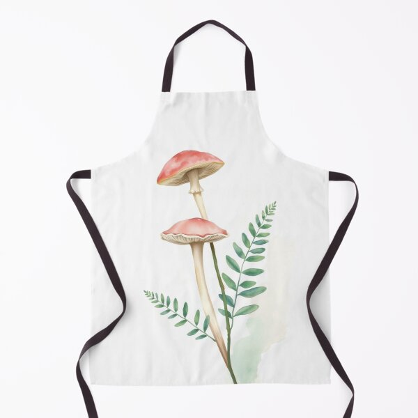 Item preview, Watercolor Botanical Red Mushrooms Fine Art Print designed and sold by Vida e Arte.