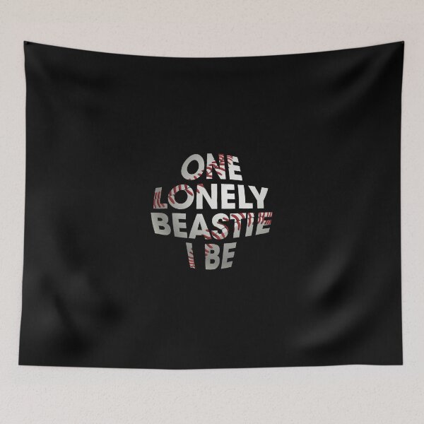 Item preview, one lonely beastie i be baseball distessed #663 designed and sold by sandrahofer-art.