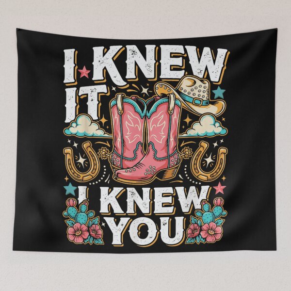 Item preview, Western Cowgirl Boots I Knew It I Knew You Vintage Cactus Art designed and sold by ObukiLantara.