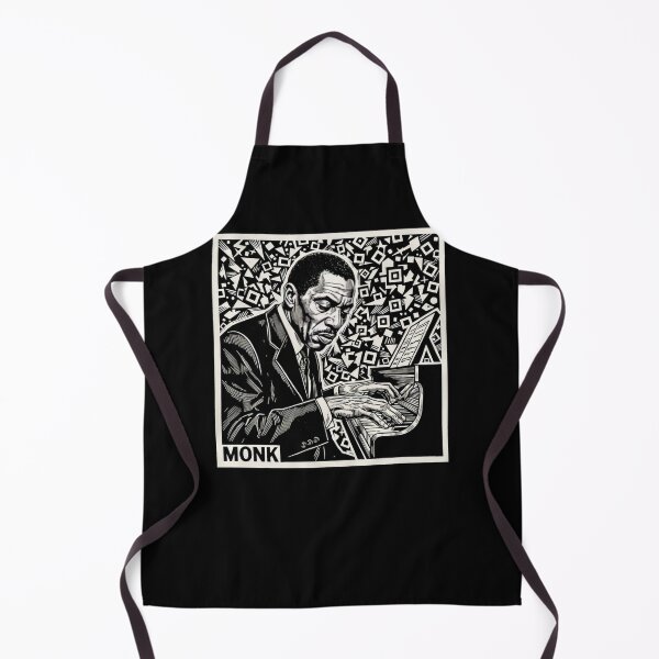 Item preview, Thelonious Monk Legendary Jazz Piano Player Linotype Art Original Design - Gift for Vinyl Collector, Jazz Fan or Musician #2834 designed and sold by kraftwerk-lab.