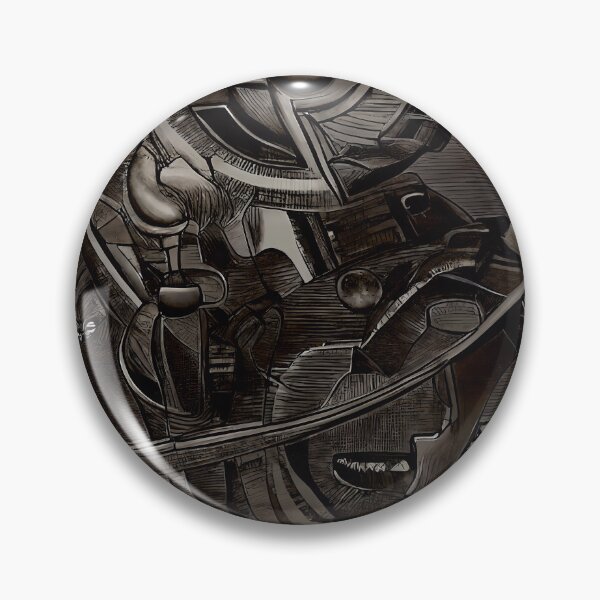 Item preview, Dark Dragon Machine Interior Eye Blade Surreal Abstract Art designed and sold by YugenWorkshop.