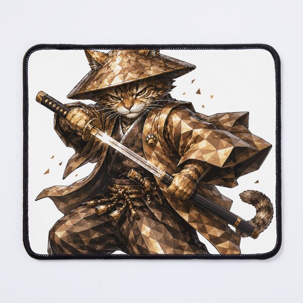 Item preview, Master of the Katana / Samurai Cat Collection designed and sold by ValentynaTyshenkoArt.