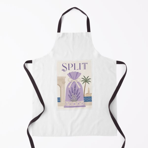 Item preview, Split Lavender Mediterranean Travel Poster designed and sold by Beyond Destinations.