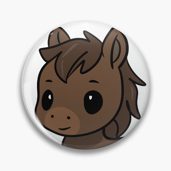 Item preview, Cute Kawaii Horse - Chibi Baby Pony Cartoon Sticker Art designed and sold by LYAN-STORE.