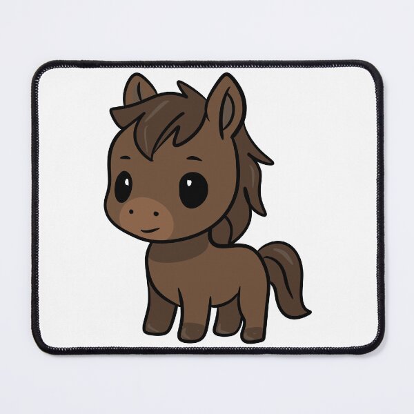 Item preview, Cute Kawaii Horse - Chibi Baby Pony Cartoon Sticker Art designed and sold by LYAN-STORE.