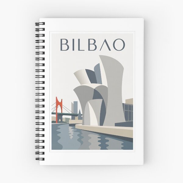 Item preview, Bilbao Guggenheim Modern Travel Poster designed and sold by Beyond Destinations.