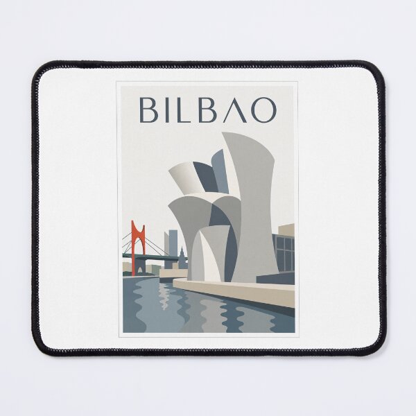 Item preview, Bilbao Guggenheim Modern Travel Poster designed and sold by Beyond Destinations.