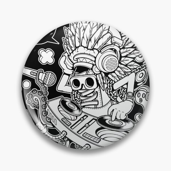 Item preview, Streetwear Cartoon DJ Character Mixing Music designed and sold by Lexkon Liu's art.