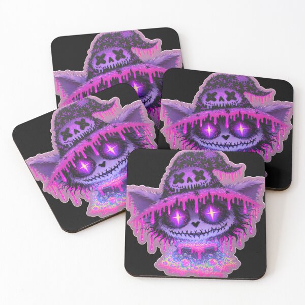 Item preview, Kawaii Horror Cat Sticker designed and sold by DonaldWaltersxx.