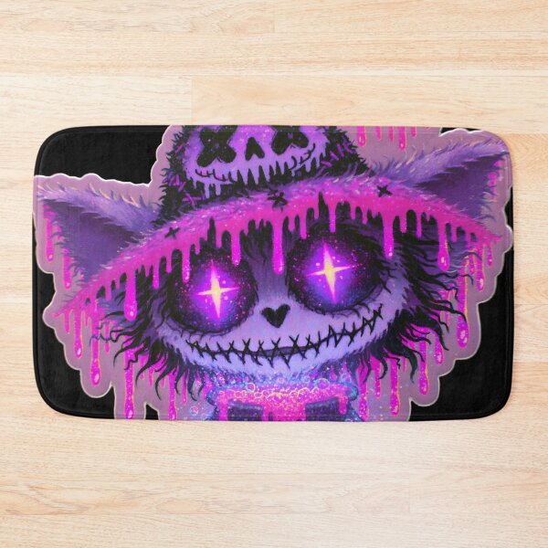 Item preview, Kawaii Horror Cat Sticker designed and sold by DonaldWaltersxx.