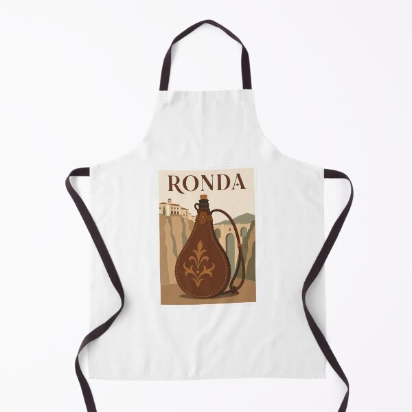 Item preview, Ronda Spanish Wineskin Travel Poster designed and sold by Beyond Destinations.