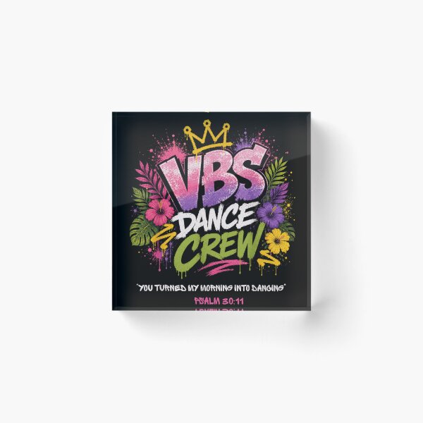 Item preview, Tropical VBS Dance Crew Hibiscus Floral Christian Youth Camp Praise Dance Team designed and sold by PhocoNibict.