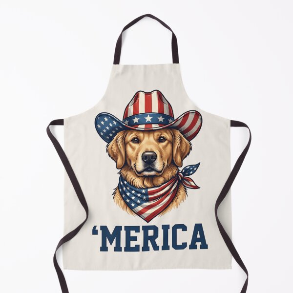 Item preview, Merica Golden Retriever – July 4th Dog Shirt designed and sold by ZyxDes.