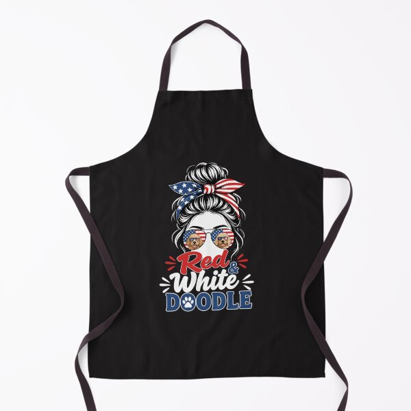Item preview, Red White Doodle Goldendoodle Mom Patriotic Dog Lover 4th of July designed and sold by kiralynstration.