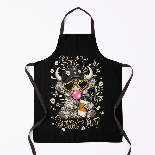 Item preview, Suck It Up Buttercup Funny Highland Cow Coffee Iced Latte Peace Shirt designed and sold by PhocoNibict.
