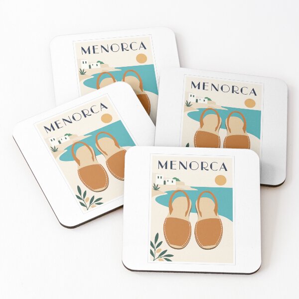 Item preview, Menorca Avarca Sandals Travel Poster designed and sold by Beyond Destinations.