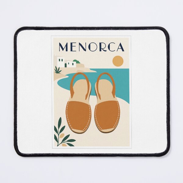Item preview, Menorca Avarca Sandals Travel Poster designed and sold by Beyond Destinations.