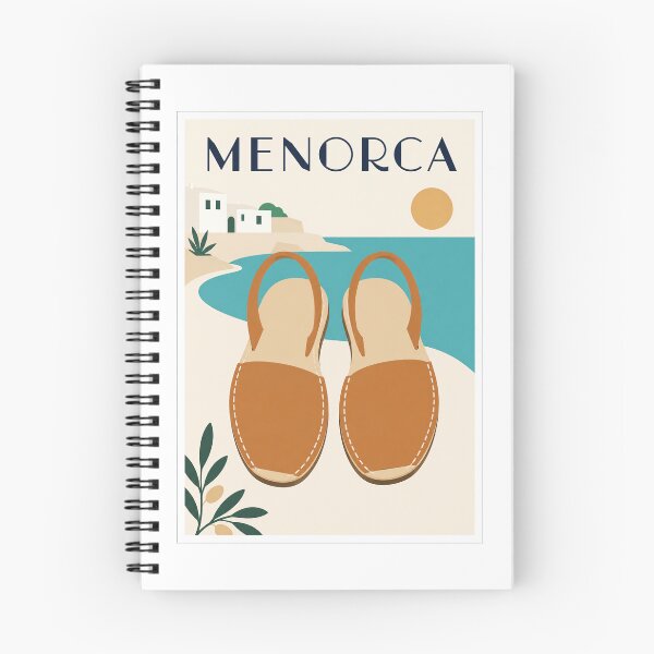 Item preview, Menorca Avarca Sandals Travel Poster designed and sold by Beyond Destinations.