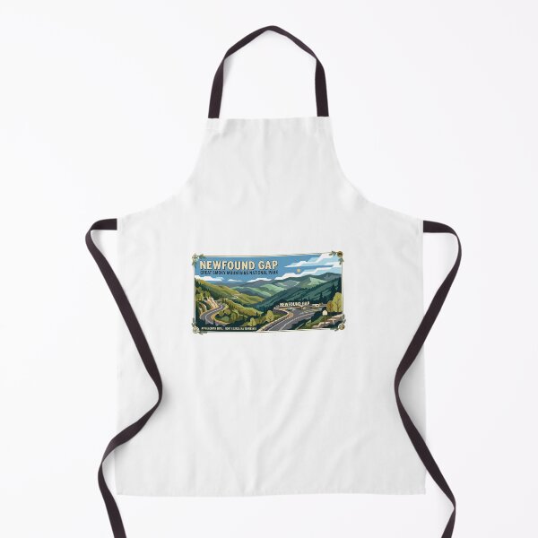 Item preview, Newfound Gap Mountain Overlook Smoky Mountains Retro Travel Art Vintage Art designed and sold by Yellowriversss.