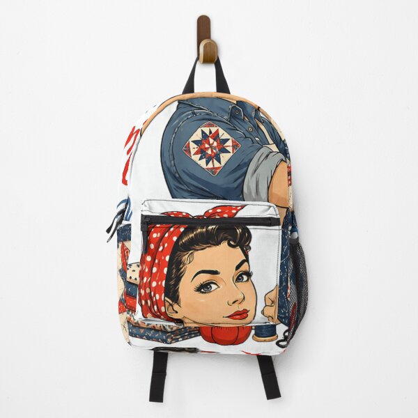 Item preview, We Can Quilt It Vintage Rosie Riveter Sewing Machine Quilting Hobby designed and sold by PhocoNibict.