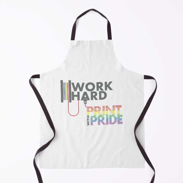 Item preview, Work Hard - Print with Pride | Engineering & Maker Humour designed and sold by cperrydesign.