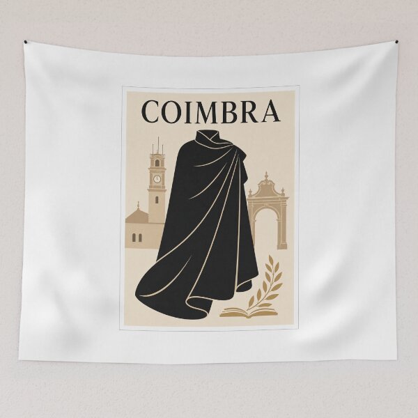 Item preview, Coimbra Academic Cape Travel Poster designed and sold by Beyond Destinations.
