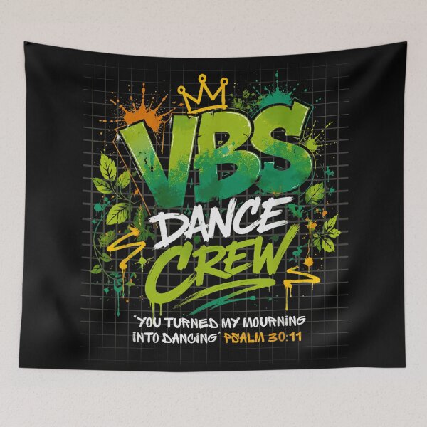 Item preview, VBS Dance Crew Christian Youth Camp Graffiti Urban Street Style Dance Team Shirt designed and sold by NgumohaLanke.