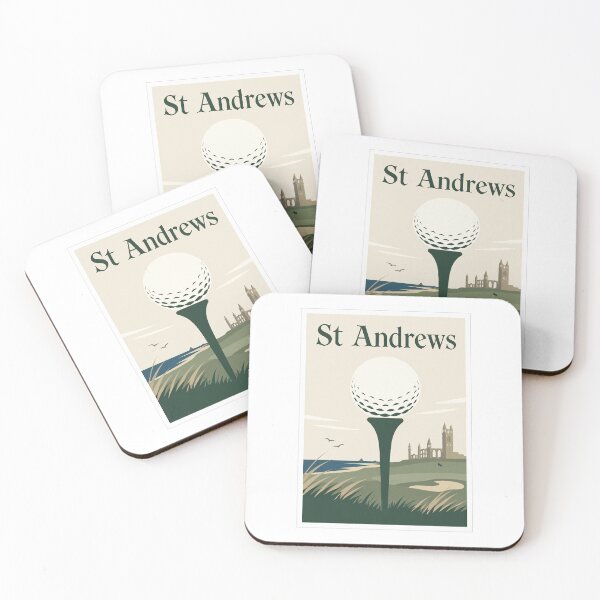 Item preview, St Andrews Golf Vintage Travel Poster designed and sold by Beyond Destinations.