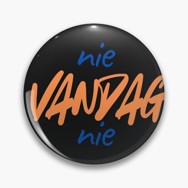 Item preview, Nie Vandag Nie Afrikaans Typography Quote designed and sold by Code  Monkeys.