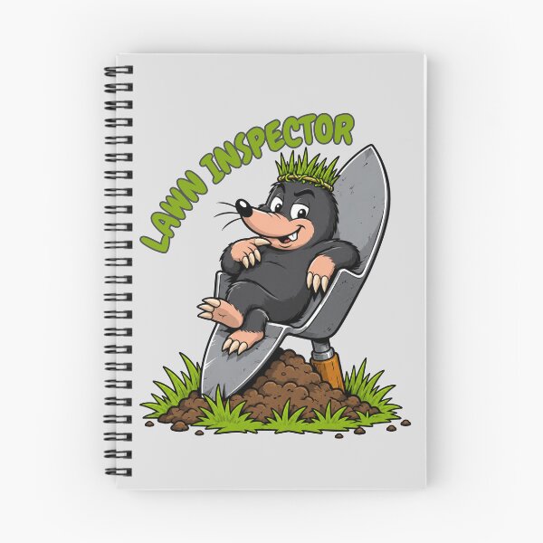Item preview, Lawn Inspector Funny Mole Cartoon designed and sold by HumanMess.