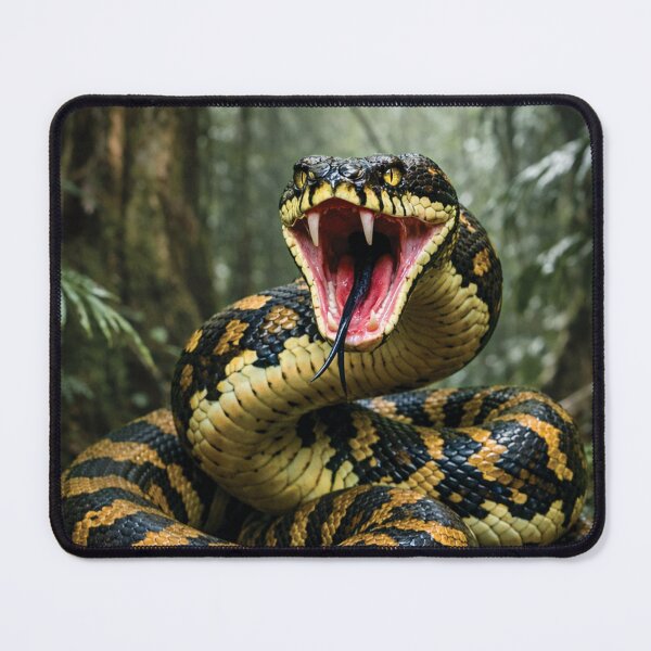 Item preview, Rainforest Fury The Carpet Python Strikes designed and sold by TeesofAuss.