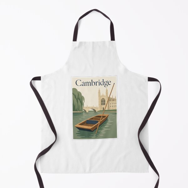 Item preview, Cambridge Punting Vintage Travel Poster designed and sold by Beyond Destinations.