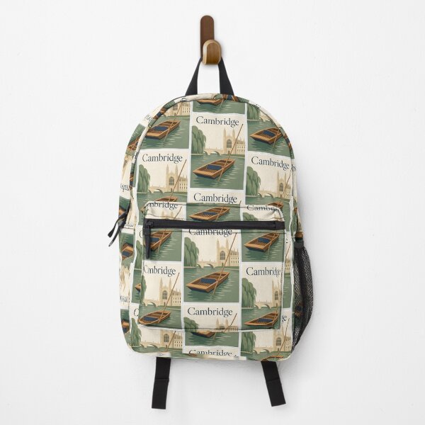 Item preview, Cambridge Punting Vintage Travel Poster designed and sold by Beyond Destinations.