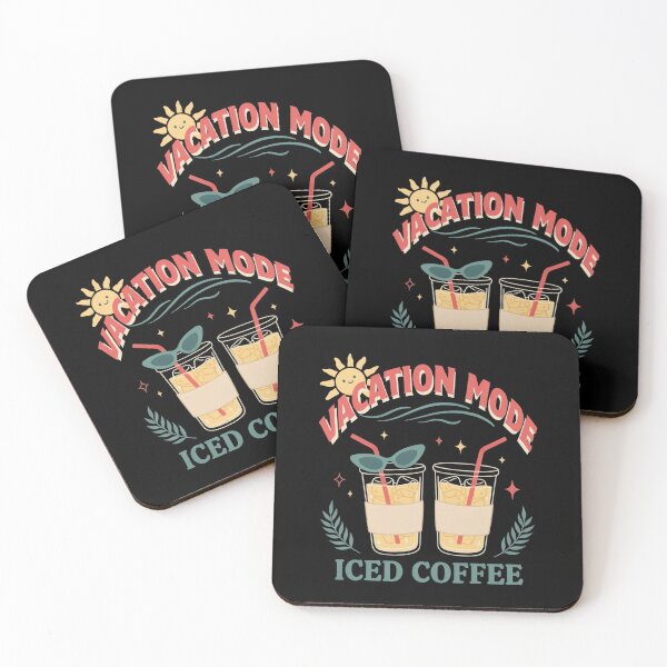 Item preview, Iced coffee and sun - Coffee and sunshine - Coffee lover -  Trendy summer - Summer graphic - Sunshine Vacation - Summer vibes - Summer travel - Iced coffee season designed and sold by JansenGS.