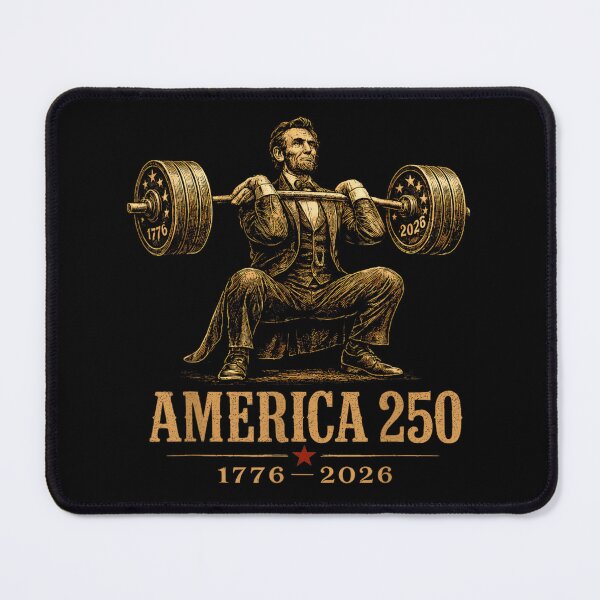 Item preview, Abraham Lincoln America 250 Gym Weightlifting Bodybuilding Workout Funny Patriotic Graphic designed and sold by NgumohaLanke.