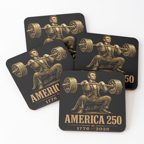 Item preview, Abraham Lincoln America 250 Gym Weightlifting Bodybuilding Workout Funny Patriotic Graphic designed and sold by NgumohaLanke.