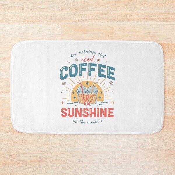 Item preview, Iced coffee and sun - Coffee and sunshine - Coffee lover -  Trendy summer - Summer graphic - Sunshine Vacation - Summer vibes - Summer travel - Iced coffee season designed and sold by JansenGS.