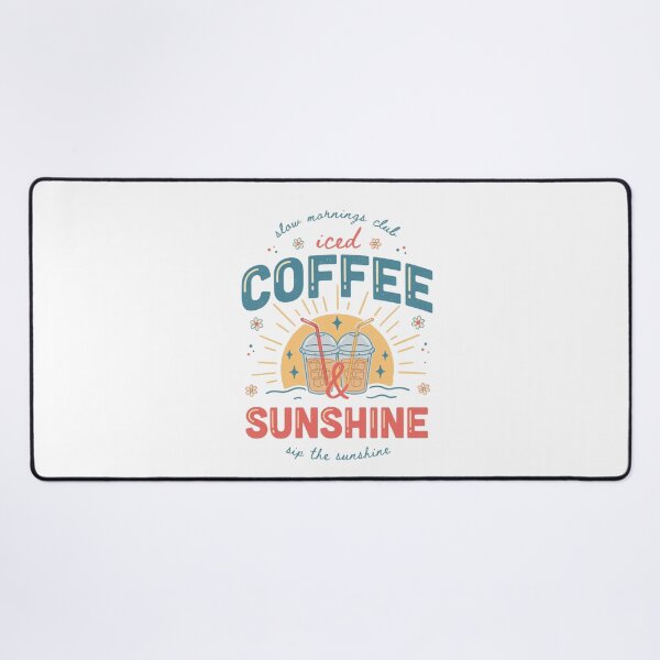 Item preview, Iced coffee and sun - Coffee and sunshine - Coffee lover - Trendy summer - Summer graphic - Sunshine Vacation - Summer vibes - Summer travel - Iced coffee season designed and sold by JansenGS.