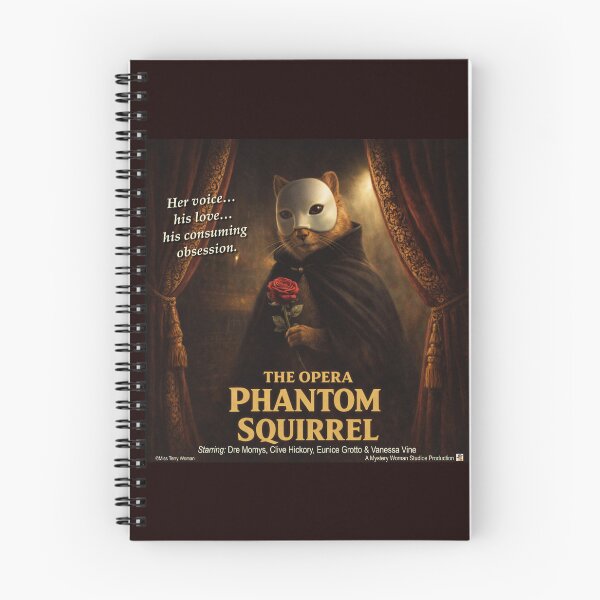 Item preview, Opera Phantom Squirrel Classic Movie Parody designed and sold by MissTerryWoman.