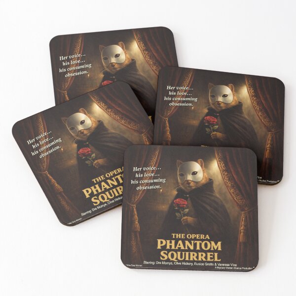 Item preview, Opera Phantom Squirrel Classic Movie Parody designed and sold by MissTerryWoman.