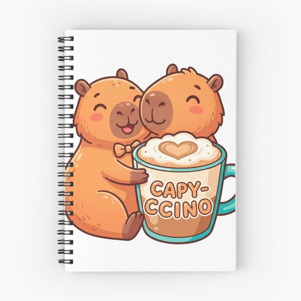Item preview, Cute Capybara Coffee Lover Sticker designed and sold by fadli2020.