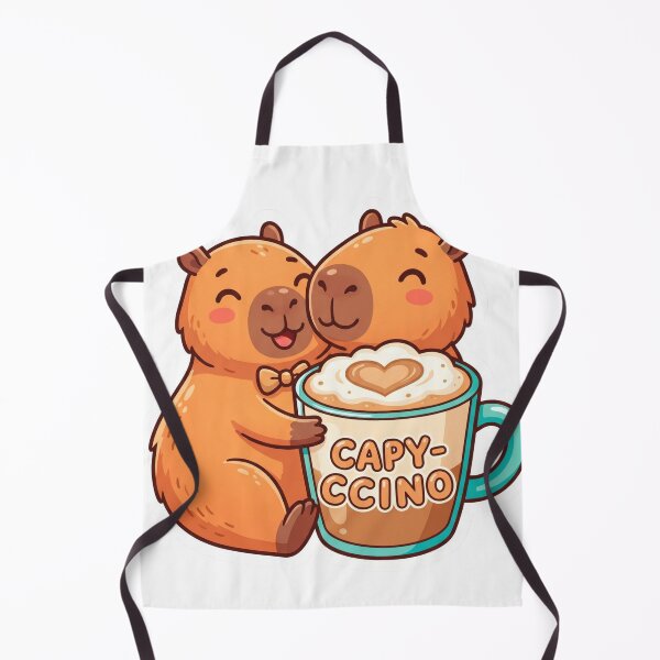 Item preview, Cute Capybara Coffee Lover Sticker designed and sold by fadli2020.
