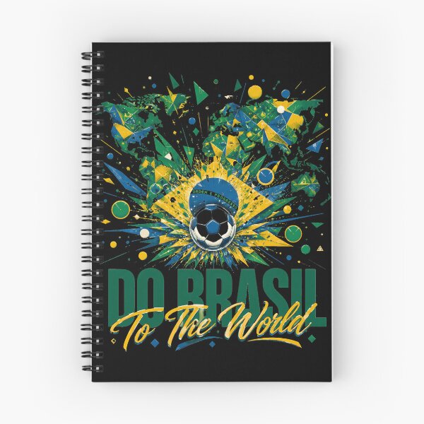 Item preview, DO BRASIL To The World Brazil Soccer Graphic | Brazilian Football Fan Art | World Cup 2026 Inspired designed and sold by rebuZZ-Apparels-The Minimalistic Buzz.