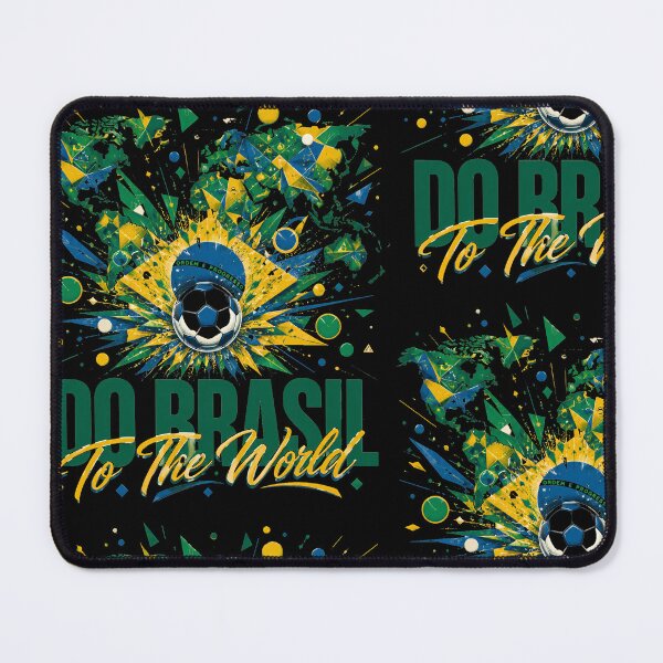 Item preview, DO BRASIL To The World Brazil Soccer Graphic | Brazilian Football Fan Art | World Cup 2026 Inspired designed and sold by rebuZZ-Apparels-The Minimalistic Buzz.