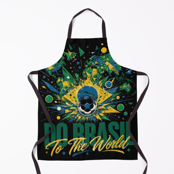 Artikelvorschau, DO BRASIL To The World Brasilien Fußballgrafik | Brasilianische Fußball-Fan-Kunst | Inspiriert von der WM 2026 entworfen und verkauft von rebuZZ-Apparels-The Minimalistic Buzz.