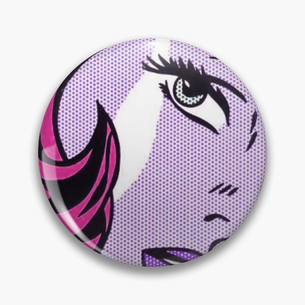 Item preview, girl with hair ribbon - Roy Lichtenstein Pastel Goth edits designed and sold by TrezeTreze.