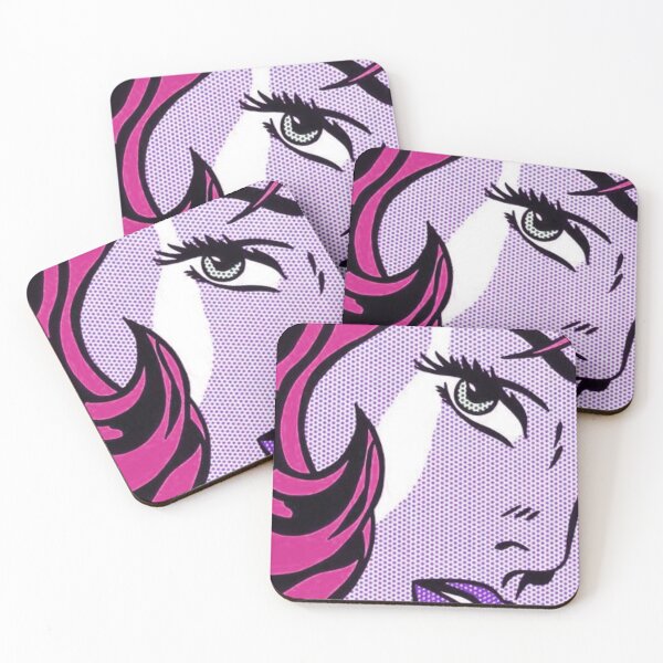 Item preview, girl with hair ribbon - Roy Lichtenstein Pastel Goth edits designed and sold by TrezeTreze.