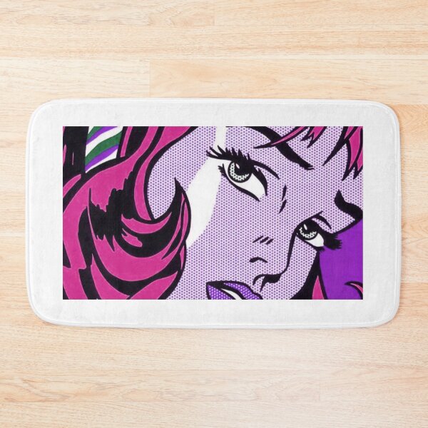 Item preview, girl with hair ribbon - Roy Lichtenstein Pastel Goth edits designed and sold by TrezeTreze.